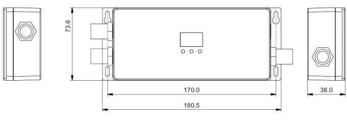 RGBW 4 canaliza salida del decodificador DMX512 que el grado al aire libre IP67 impermeabiliza 720W máximo 0