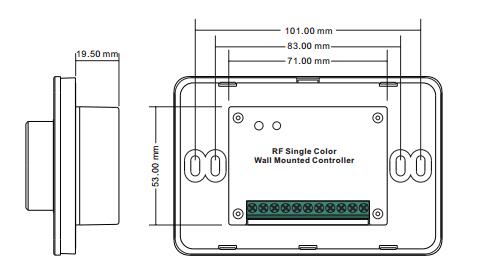 Amortiguador rotatorio de la moda 3V RF LED con el interruptor y funciones de oscurecimiento lisas del brillo 9