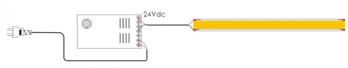 24VDC amortiguador flexible de las luces de tira de la MAZORCA LED el 10W/M Power Consumption Supporting 1