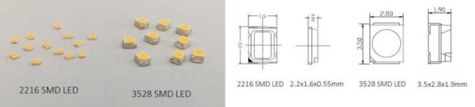 120LEDs/valor flexible R9 de las luces de tira de M 2216SMD LED alto CRI90 + 5m m FPC