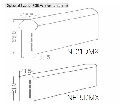 Luces de neón de la cuerda de DMX512 Digitaces LED, resistente ULTRAVIOLETA de neón Bendable del LED Flex Light 2