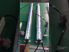 IP68 Lámparas de lavadora de paredes LED lineal submarino 24W RGBW DMX512 programable