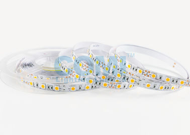 5050 tiras de la luz del LED en Amber Color 1500 - 1700K, luces de tira de Dimmable LED para el hogar