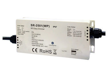 El amortiguador impermeable de RGBW 4CH RF LED para Envirenment al aire libre con zonas múltiples funciona