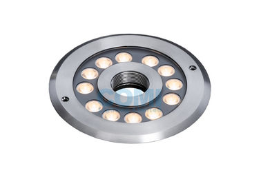 B4TA1257 B4TA1218 24VDC 12pcs 2W o luces centrales de la fuente de la tierra seca LED de 3W Ejective, luces subacuáticas de la charca de la baja tensión