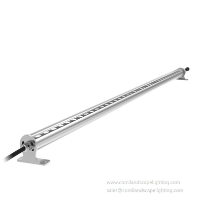 Aluminio de aleación IP68 LED lineal de lavadora de paredes submarinas 24W Mono RGBW